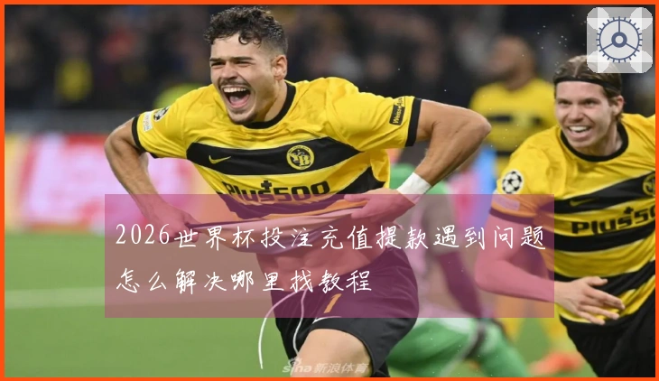 2026世界杯投注充值提款遇到问题怎么解决哪里找教程